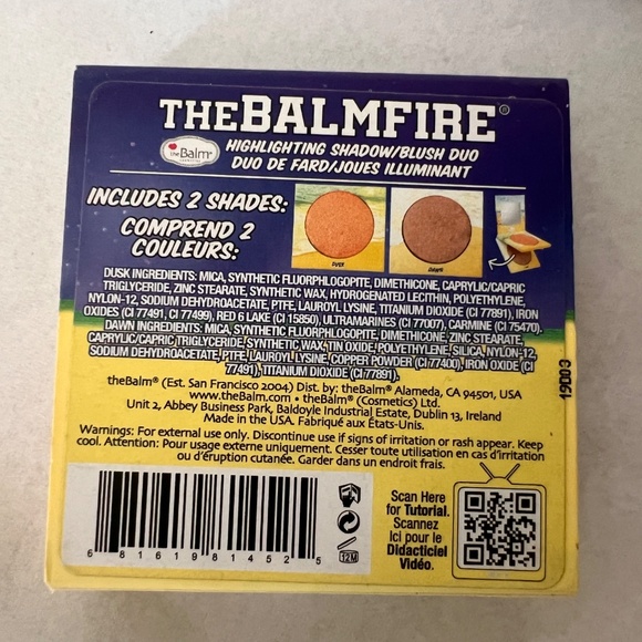 The Balm The Balmfire highlighter blush duo in shades " Night Owl" - Picture 5 of 5